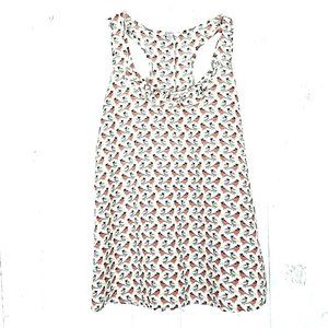 Candies Bird Print Tank Top Size XS